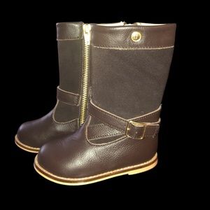 Little Girl Janie & Jack Riding Boots Brown Size 5